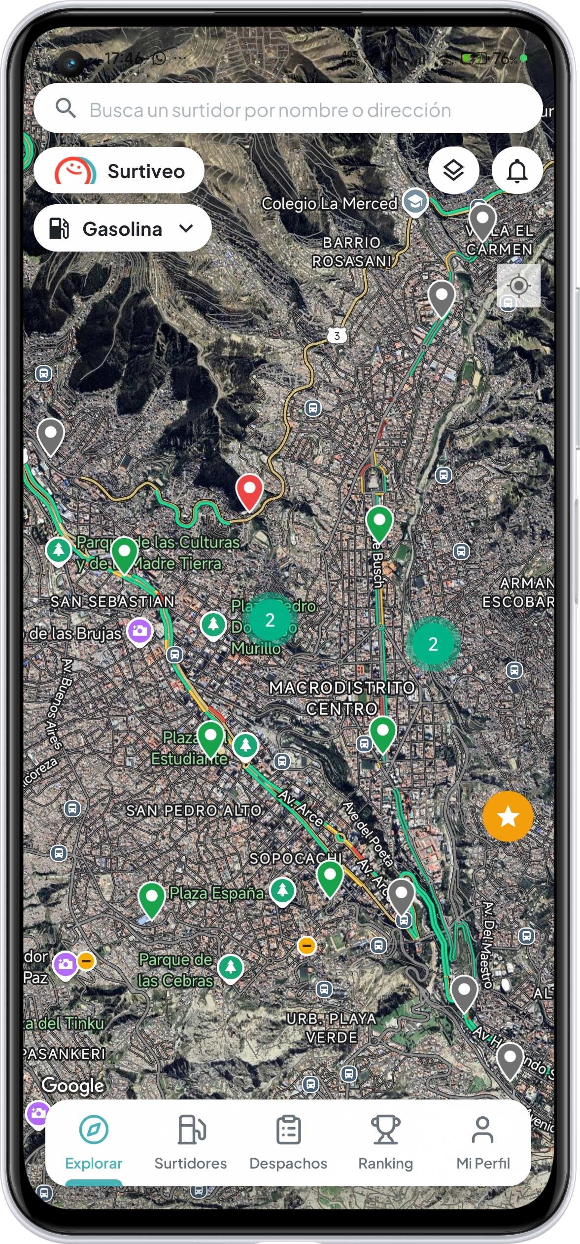 Estado del combustible